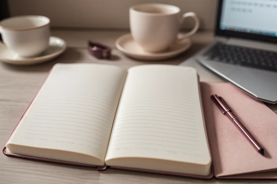 Mano escribiendo reflexiones sobre comunicación en un cuaderno de notas